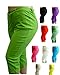 NEW 1826 Twill CAPRI Pants High Waist Womens Plus Size 98% Cotton 2% Spandex (686)