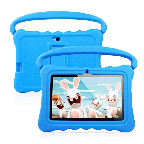 7 inch Kids Tablet PC Android 8.1 OS Learning and Entertaining Tablets for Kids 1GB RAM 16 GB Quad-Core 1.3Hz WiFi Tablet with Soft Shock&Kid-Proof Case