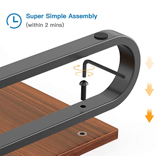 image for Wood Monitor Stand - Computer Monitor Stand Riser with 14.5 Inch Wood 