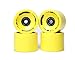 FREEDARE 70mm Longboard Wheels with ABEC-7 Bearings and Spacers(Set of 4)