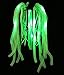 Fun Central R369, 1 Pc, Green LED Light Up Party Dreads, LED Headband, Dread Hair, Light Up Hair Accessories, Glowing Hair Accessories for St Patrick, Mardi Gras, Birthday, and Rave Parties