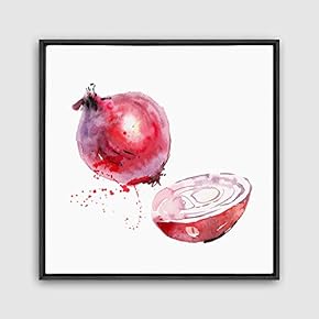 Framed Canvas Wall Art Vegetables Theme Design Canvas Prints Home Artwork Decoration for Living Room,Bedroom - 16x16 inches