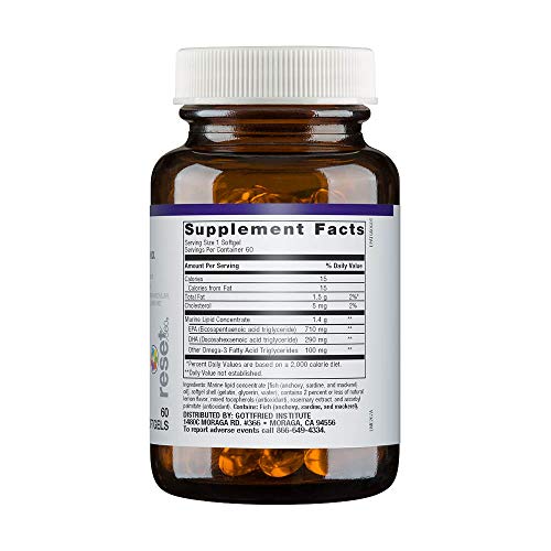 Reset360 Omega Hero Omega 3 EPADHA 1000, Triglyceride Form, Supports