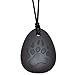 Munchables Bear Paw Chew Necklace - Sensory Chewable Jewelry for Boys (Navy)