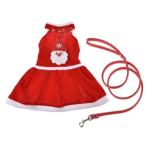 white christmas dresses Dog Christmas Outfit for Large Dog, Brown Deer / 7XL main image 1