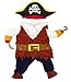 Idepet(TM) New Funny Pet Clothes Pirate Dog Cat Costume Suit Corsair Dressing up Party Apparel Clothing for Cat Dog Plus Hat (XL)
