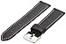 Hadley-Roma MS-906 Black 22mm Men's Genuine Leather Watch Band