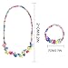 Outee 18 Pcs Toddler Costume Jewelry Christmas Gift Princess Necklace Bracelet Girls Play Jewelry Set for Dress Up Pretend Play Jewelry Kit Party Favors