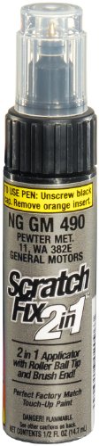 Dupli-Color NGGM490 Pewter Metallic General Motors Exact-Match Touch-up Paint - 0.5 oz.