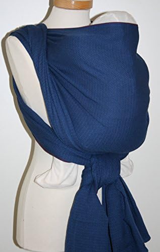 Storchenwiege Woven Cotton Baby Carrier Wrap (3.6, Leo Marine)