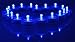 SAMYO Set of 36 Waterproof Wedding Submersible Battery LED Tea Lights Underwater Sub Lights- Wedding Centerpieces Party Decorate (Blue)