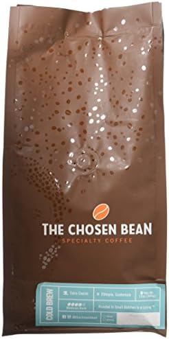 The Chosen Bean Cold Brew Coffee Solution Single Origin Blend, Medium Dark Roast, 12 Ounce