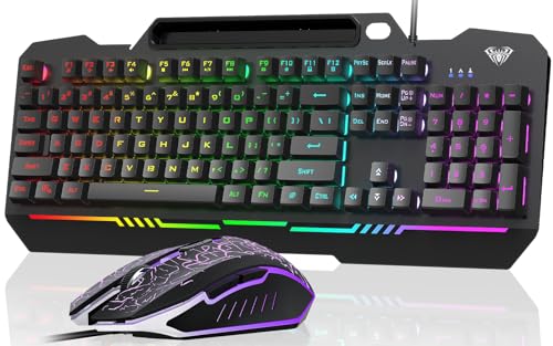 AULA T102 Gaming Keyboard and Mouse Combo