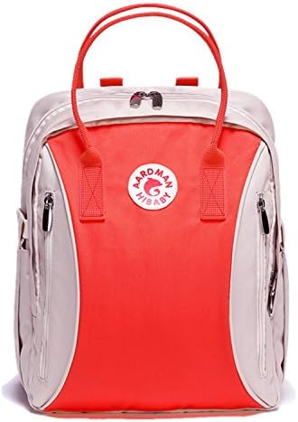Creative Diaper Bag Backpack for Baby Care, Multi-Functional Baby Nappy Bag Travel Backpack with Insulated Pockets for Fashion Mummy Baby, Waterproof Fabric, Large Capacity, Fashion Design