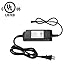 FVTLED Power Adapter, Transformer, Power Supply ETL Listed DC 12V 30W US Plug Only Suitable for FVTLED LED Deck Lights Kit