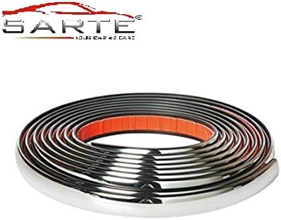 SARTE 10 mm Side Window Chrome Beading Roll 5 Meter Maruti Suzuki Vitara Brezza
