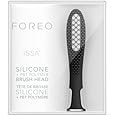FOREO ISSA Hybrid Wave Brush Head Black, Medical-Grade Silicone & PBT Polymer Bristles, 6-Months Lasting