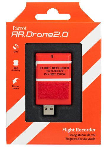 Parrot AR.DRONE 2.0 Flight Recorder: GPS, 4GB, return to take-off location feature