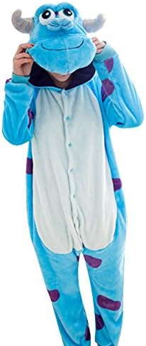 SaiDeng Unisex Sleepsuit Pajamas Animal Costume Cosplay Homewear M Sullivan