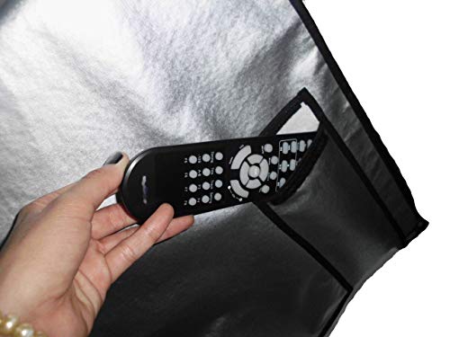 42" Flat Panel TV Cover with pocket for Remote Vinyl Padded Dust Covers. Ideal for Outdoor Locations. (Certified Refurbished)