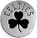 FANMATS 14840 NBA Boston Celtics Chrome Team Emblem, Silver, 3