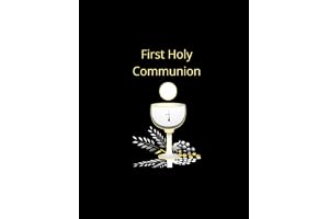 First Holy Communion: - Remembrance book gift for boys, sons, nephews, grandsonsKeepsake journal, photos, guest book, First C