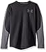 Under Armour Boys ColdGear Crew, Black (001)/Graphite, Youth Medium
