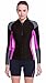 EYCE Women's 1.5 mm Wetsuits Jacket Long Sleeve Neoprene Wetsuit Top