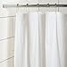 Zenna Home H27W, Lightweight PVC Vinyl Shower Curtain Liner, 70 in x 72 in, White