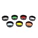 Gosky Telescope Filters Set 1.25'' 7 Filters Set for 1.25inch Telescope Eyepieces