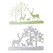Vipe Paper Craft Cutting Dies Stencil Metal Mold for DIY Scrapbook Album Paper Card Decoration (ELK family)