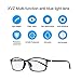 Blue Light Blocking Glasses for Women & Men, XVZ UV400 Computer Reading Glasses