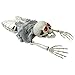 Halloween Haunters Animated Crawling Skeleton Zombie Skull Torso Groundbreaker with Moving Body LED Eyes Prop Decoration - Arms, Legs, Chest Bones- Haunted House Graveyard Tombstone Display