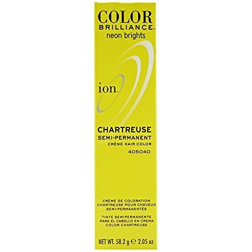 Ion Color Brilliance Semi Permanent Neon Brights Hair Color Chartreuse by Ion