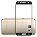 Galaxy S7 Screen Protector, TJS [5.1” Full Screen Coverage Premium Tempered Glass] 0.013” Thinnest 3D Full Coverage/9H Hard/2.5D Curved Screen Protector for Samsung Galaxy S7 (2016) - Black