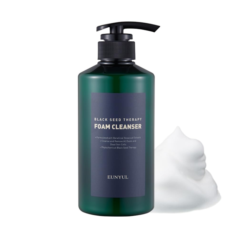 EUNYUL Blackseed Foam Cleanser 500ml Korean Skincare Cosmetics Face Wash Facial Cleanser Big size