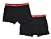 Calvin Klein Boys XS(4/5) - XL(16/18) 2pk Boxer Brief (M (8/10), Black)