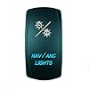 Laser-Blue-Rocker-Switch-NAV-ANC-LIGHTS-20A-12V-Onoff-LED-Light Laser-Blue-Rocker-Switch-NAV-ANC-LIGHTS-20A-12V-Onoff-LED-Light
