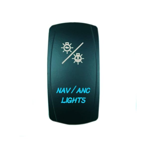 Laser-Blue-Rocker-Switch-NAV-ANC-LIGHTS-20A-12V-Onoff-LED-Light Laser-Blue-Rocker-Switch-NAV-ANC-LIGHTS-20A-12V-Onoff-LED-Light