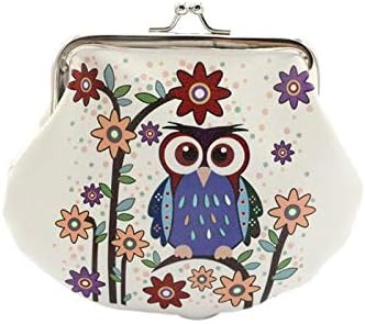 Women Lady Retro Vintage PU Leather Owl Small Wallet Hasp Purse Clutch Bag Gift