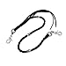 UNIQSUM Skull charms Black Braided Leather wallet chain Swivel Trigger snap Biker Punk Key chain (Silver)
