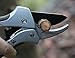 Gelindo Pruning Shears with Sharp Carbon SK-5 Steel Blade - Less Effort - Anti Slip Rubber Handles - Simple Unlocking Mechanism - Perfect for Apple Trees, Roses & Hedges