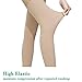 SWOLF Thigh High Compression Stockings Women Men, Open Toe Firm Support 20-30 mmHg Graduated Compression Socks - Moderate Toeless Medical Support Hose Swelling Varicose Veins Edema (Beige, XX-Large)