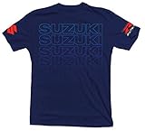 Suzuki GSXR GSX-R Rise Up Short Sleeve T-Shirt Blue Large