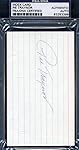 PIE TRAYNOR SIGNED PSA/DNA 3X5 INDEX CARD AUTOGRAPH AUTHENTIC