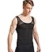 HANERDUN Mens Slimming Shirt Body Shaper Vest Compression Shirt Shapewear Hide Gynecomastia Slimming Vest