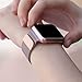 Watch Band 38mm, KYISGOS Strong Magnetic Milanese Loop Stainless Steel Replacement iWatch Strap for Watch Series 3 2 1 Nike+ Sport and Edition, Rose Gold