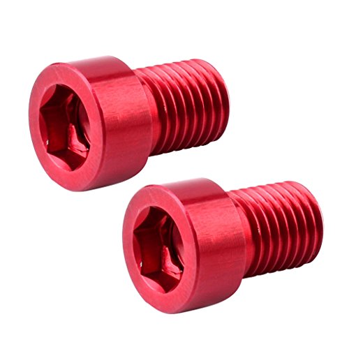 Seafard Adjustable Bike Disc Brake Frame Mounting Holder Wheelset V Brake Lengther - Red