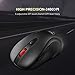 Habor Wireless Mouse, 2.4G USB Wireless Mice Optical PC Laptop Notebook Computer Cordless Mouse with Nano Receiver, 6 Buttons, 2400 DPI 5 Adjustment Levels, Home & Office for Windows Mac Linux