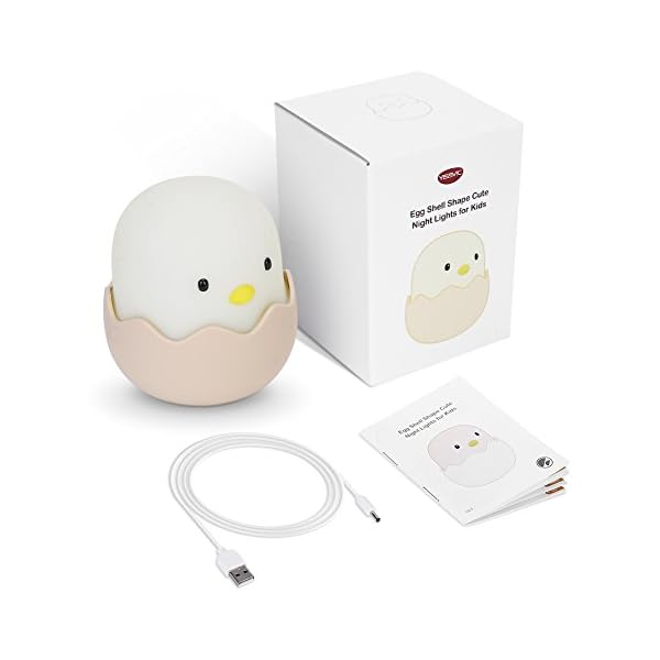 Yissvic Baby Night Light Nursery Bedside Lamp Rechargeable Brightness Adjustable Touch Control 300 Hours Runtime Soft And Safe Abs Silicone Warm White Best Baby Australia
